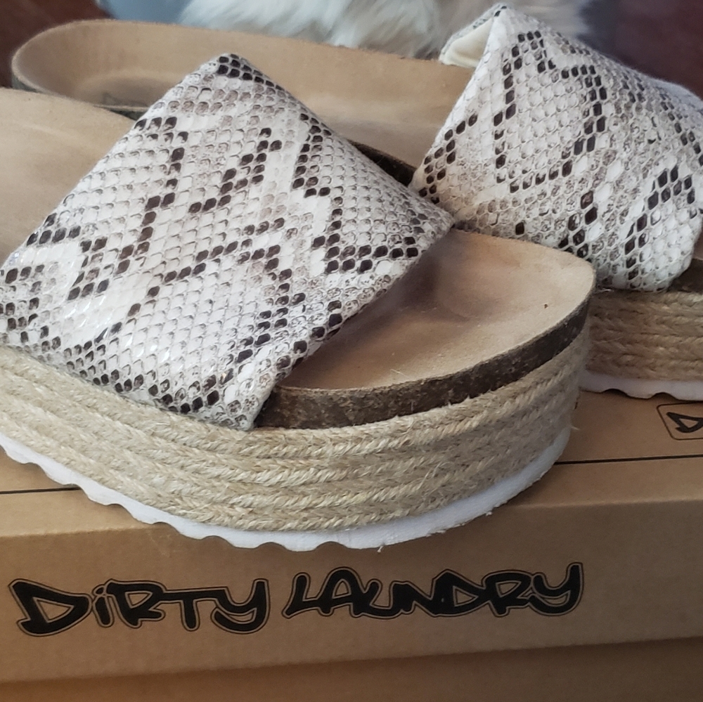 Snakeskin platforms